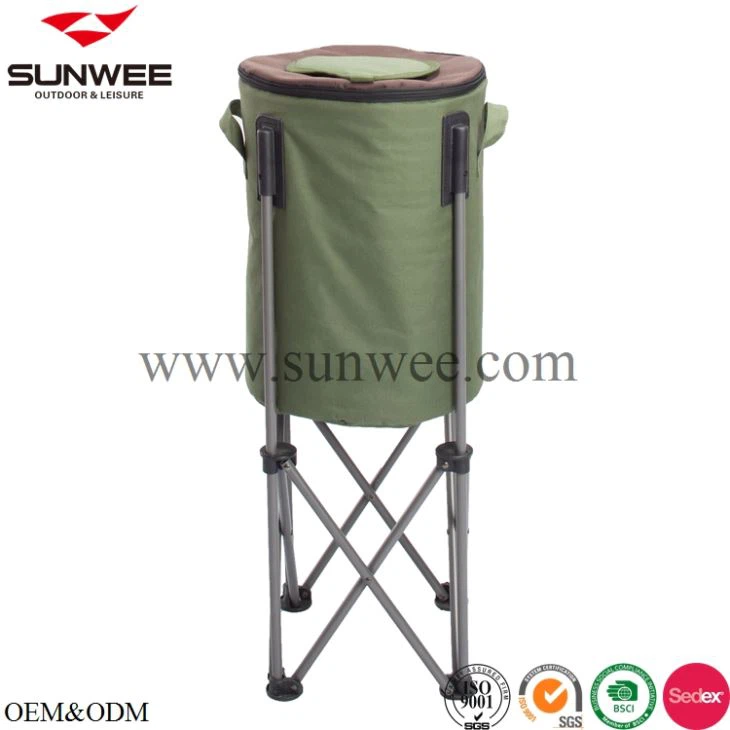 Party cooler bag with stand